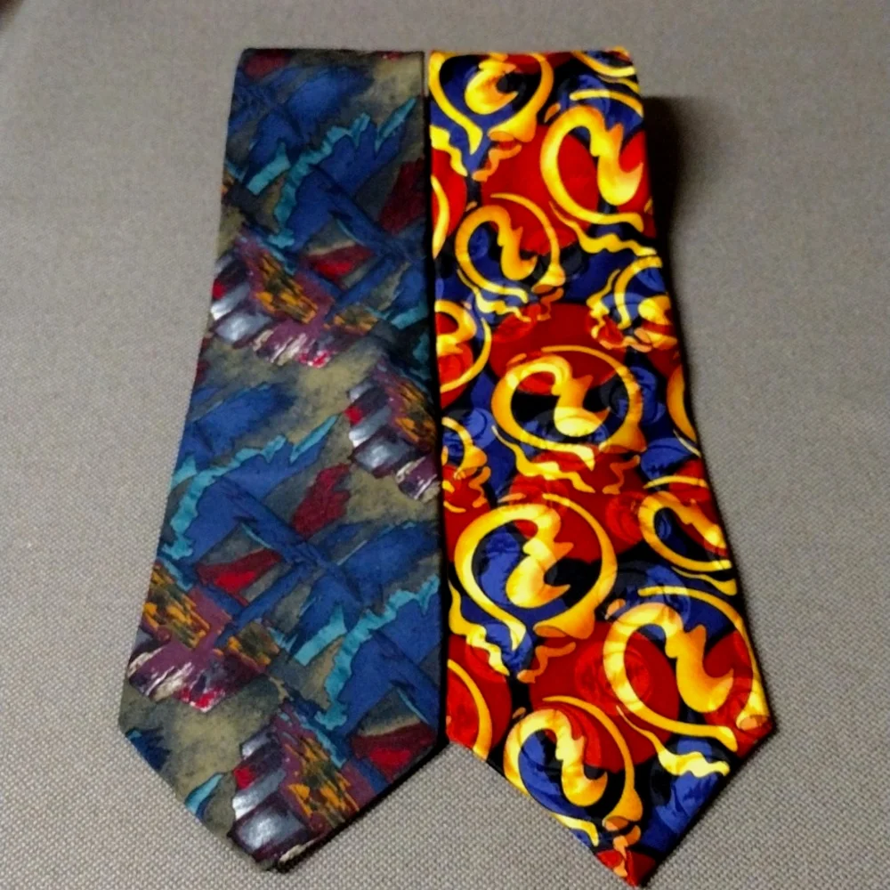 Pair/J Garcia & Grateful Dead tie Bundle